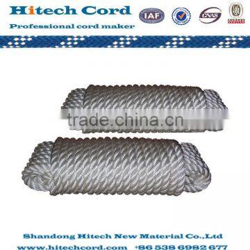 Anti Abrasion Twisted 3 Strand Polyester Rope