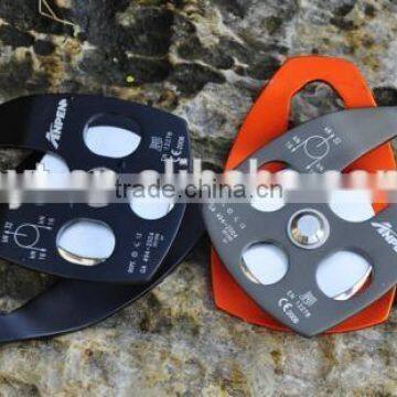 Aluminum Single Rescue Pulley for Rescue Industrial Fall protection Height work