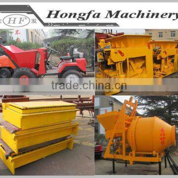 JQM-6A mobile concrete brick machine, egg laying brick machine