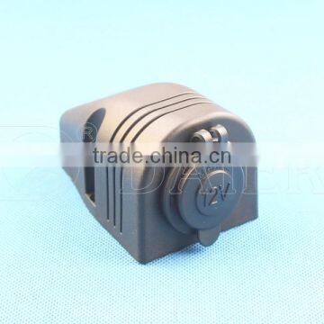 Auto Cigar Lighter Socket 12V DC Power Outlet Socket With Bracket 1 Hole,Standard Nut And Marine Cover photo-4