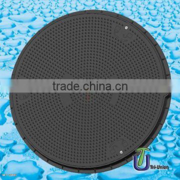 1008-65 SMC Manhole cover Watertight With Lockable Bolt and Anti static set C250 /composite manhole cover /grp manhole cover