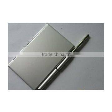 Card Holder With Note & Pen Promotional / Aluminum Note Book