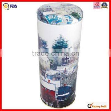 Glossy Printing Metal Food Grade Tea Tin Can photo-3