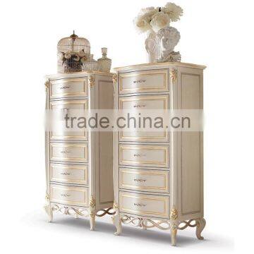 Luxury Antique 6 Drawers Cabinet, French Style Cabinet