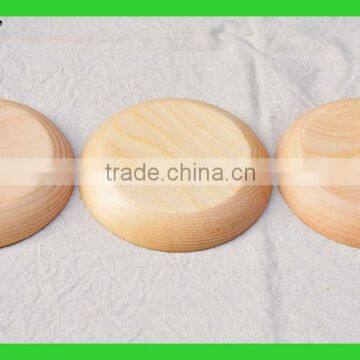 Custom Round Wood Plate Round Wooden Tray Wood Plate