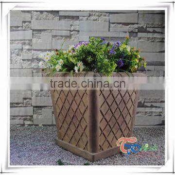 Fiberglass Indoor Flower Planter Pot Container