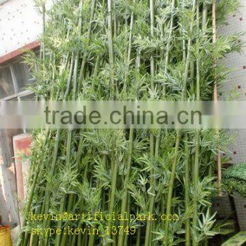 hotel lobby decoration bamboo plant stand bamboo poles cheap artificial artificial bamboo