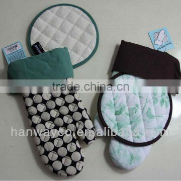 Oven Mitt & Hot Pad set stocklot BS130803