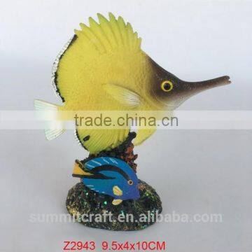 Custom Hand Painting Polyresin Clown Fish Figurine photo-2