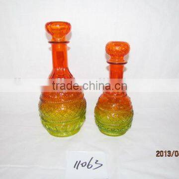 Custom U &amp V Single Glass Wine Decanter With High Quality photo-3