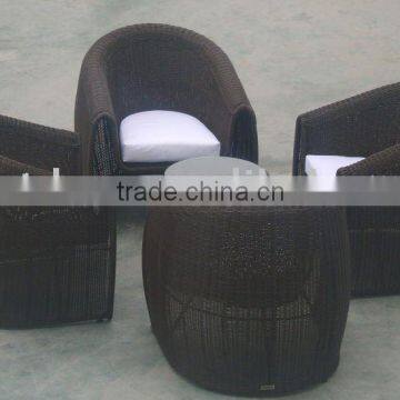 rattan dining set or rattan coffee table and chair or wicker tea table