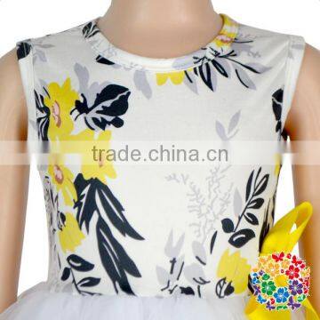 Fairy Princess Sleeveless White Tulle Flower Girl Party Dresses photo-3