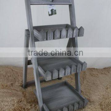 NEW Heavy Duty Wooden Display Stand Shelves Pot Display Holder photo-5