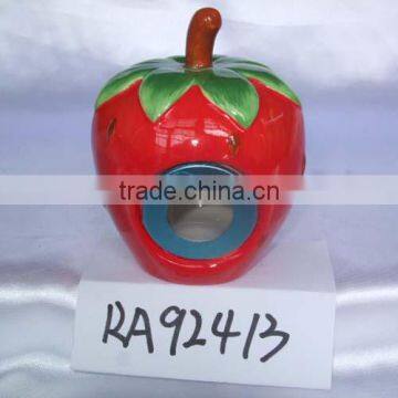 wholesale ceramic strawberry shaped money saver for children gift