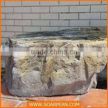 Outdoor interior wall stone decoration