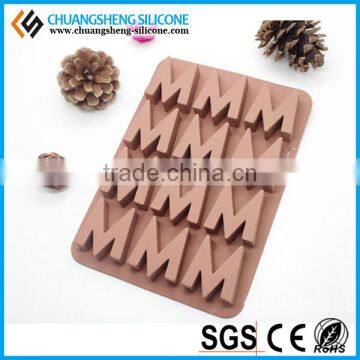 English letter shape ice cube mold, M shape ice cream maker, ice toolings