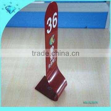 2015 Custom Colorful Acrylic Table Number Stands for Restaurant photo-2