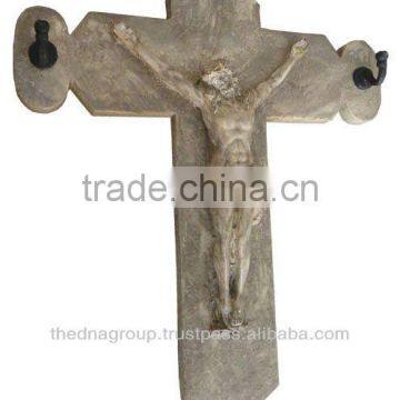 Cross garden statues