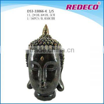 Resin antique buddha head