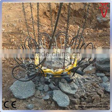 Excavator Mounted Hydraulic Breaker for Round Concrete Piles photo-3