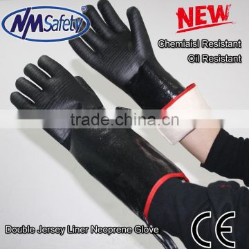 NMSAFETY long cuff chemical resistant gloves/neoprene gloves