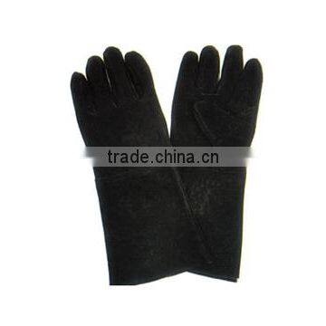 long leather welding gloves