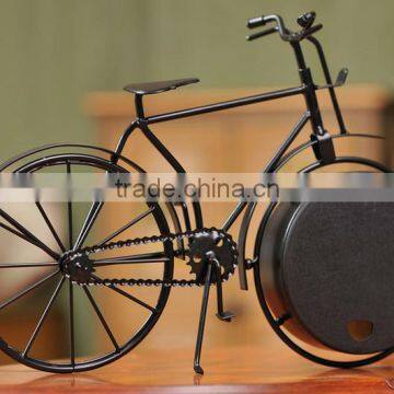 Creative Bicycle Shape Steel Material Table Clock photo-2