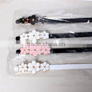 Wholesale Flower Pattern Enamel Buckle Women Lady PU Waist Belt photo-6