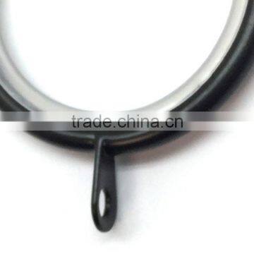 Silent Black Coated Curtain Metal Rod Ring Fixed Eyelet Inside Diameter 35mm - 4 Colors photo-4