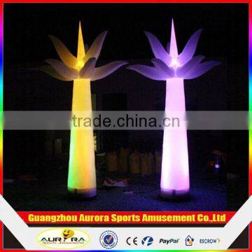 Colorful inflatable lighting tower with factory lower price