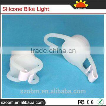 White Bicycle Headlight Silicone Bike Light For Safety Travel photo-3