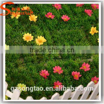 Hot Sale Mini Flower and Grass Made of Artificial Grass Turf for Cozy Home and Garden Decor photo-3
