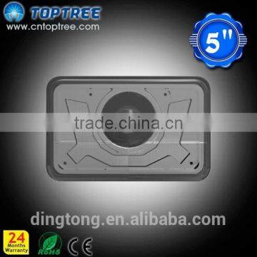 High Intensity Led 7 x 5 Headlight DRL High and Low Beam Led Lens Headlights for Jeep Truck