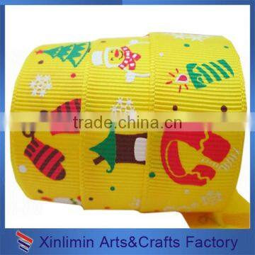 Custom New Design Printed Logo Festival Cotton Ribbon for Celebration photo-4