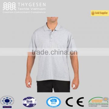 65% polyester, 35% cotton Custom men's Short sleeve worker polo shirt