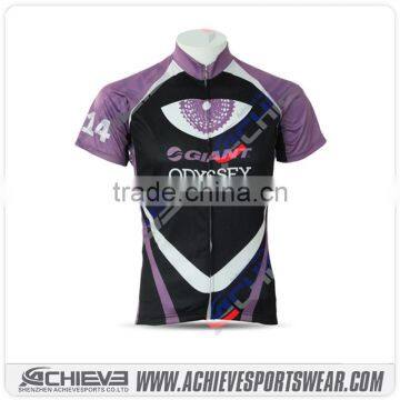 Custom Cycling Polo t Shirt Clothing / Plain Cycling Jersey Wholesale photo-5