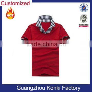 custom made embroidered logo high quality polo shirt