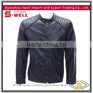 China manufacturer wholesale men winter pu leather jacket