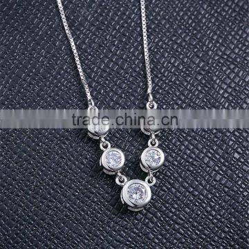 2017 New Design 925 Sterling Silver Balls Shape Pendant Necklace photo-2