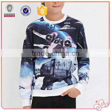 2016 best sell full digital printing kids hoodies for boy