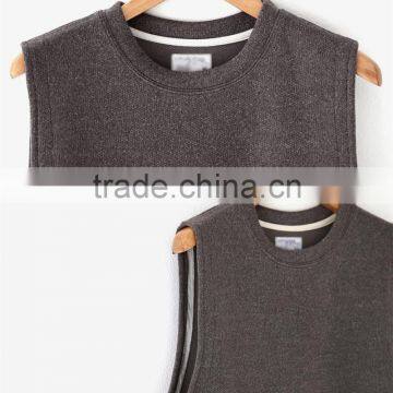 2016 Men's French Terry Vest Autumn Winter Tank Top for Gentlemen Thick Vest for Wiinter photo-5