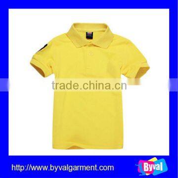 wholesale kids clothes polo shirt fashion embroidered kids polo shirt for children