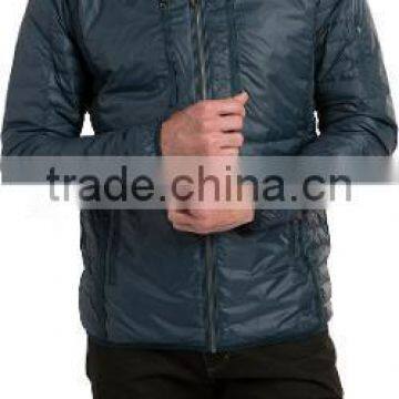 2016 Mens Blue Special Design Pullover Nylon Winter Down Jacket photo-3