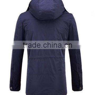 Mens Detachable Hood Padding Leisure Travel Jacket photo-5