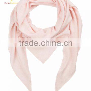 Triangle Solid Color Cashmere Silk Scarf photo-4