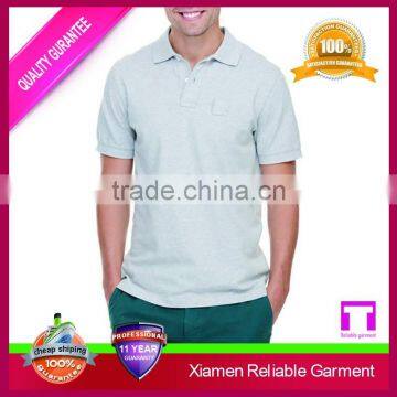 Fashionable pima cotton mens polo shirt