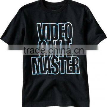 BOYS SHORT SLEEVE PRINTED ROUND NECK T SHIRT