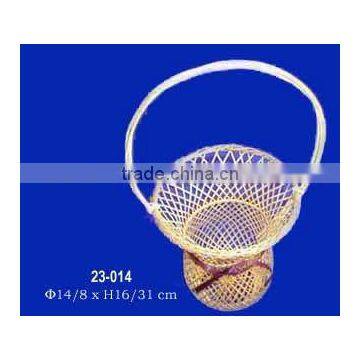 Bamboo flower basket