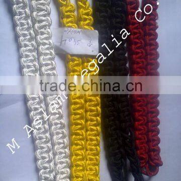 Uniforms Cords,Military Shoulder Cord Aiguillettes, Army Lanyard Cord