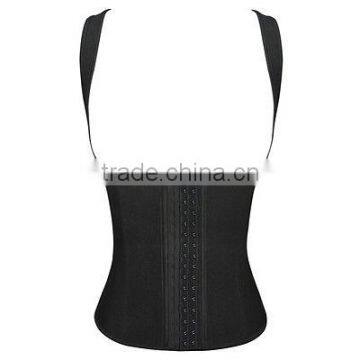 2015 Walson Colorful High Quality Sport Latex Girdle Waist Trainer Cincher High Quality Vest Thick Shoulder Girdle for Women photo-2
